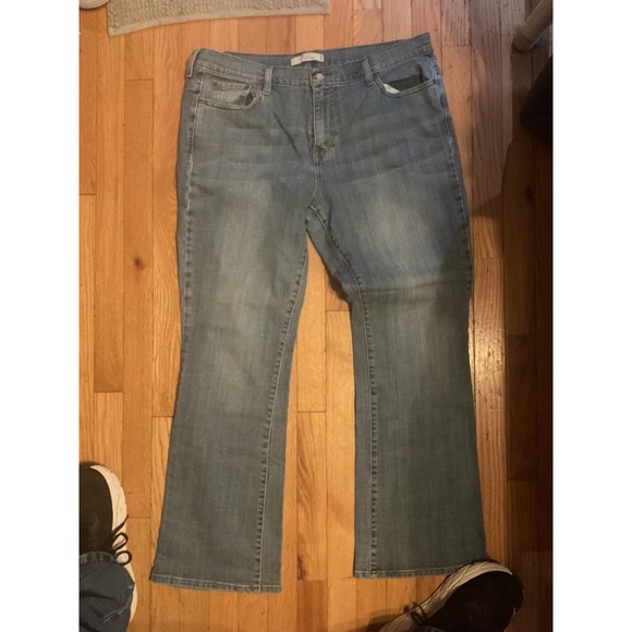 Levi's Denim - Levi's 515 Bootcut Jeans Women Blue Medium Wash Stretch Denim Cotton Size 16M